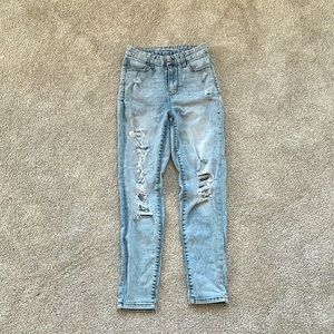 No boundaries, Worn once, acid wash jeans, great condition